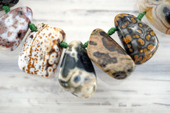 Ocean Jasper freeform beads (ETB01063)