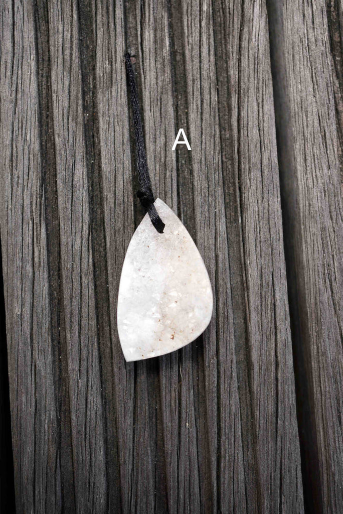 Moroccan Amethyst Druzy Freeform pendant  (ETP00140)