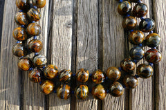 Pietersite 9-10mm round beads (ETB00654)