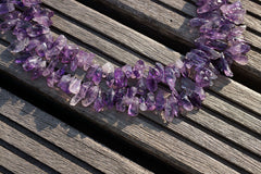 Natural Amethyst chips beads (ETB00725)