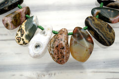 Ocean Jasper freeform beads (ETB01060)