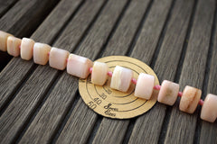 Pink Opal 6-16mm triangular prism beads (ETB00636)