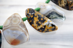 Ocean Jasper freeform beads (ETB01063)