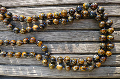 Pietersite 9-10mm round beads (ETB00654)