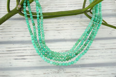Chrysoprase 4-5mm round beads (ETB01103)