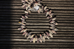 Porcelain Jasper 8-14mm marquise beads (ETB00649)