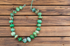 Natural Chrysoprase rondelle beads (ETB00877)
