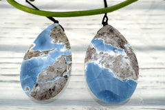 Owyhee Blue Opal freeform pendant  (ETP00272)