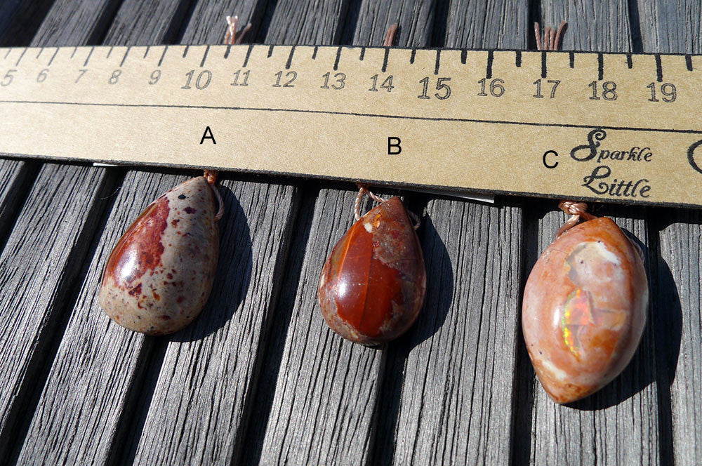 Mexican Opal freeform pendants (ETP00218)