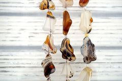 Montana Moss Agate freeform beads (ETB00994)