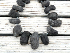 Natural Bryozoan Coral freeform beads (ETB01198)