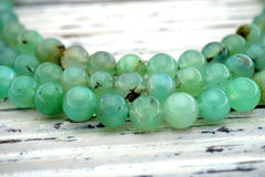 Chrysoprase 8-9mm round beads (ETB01102)