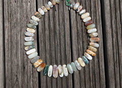 Ocean Jasper 8-12mm freeform beads (ETB00480)