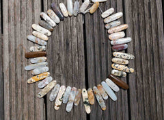 Ocean Jasper 9-12mm freeform beads (ETB00481)