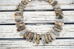 Ocean Jasper 8-11mm freeform beads (ETB00483)