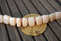 Pink Opal 7-15mm triangular prism beads (ETB00635)