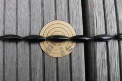 Rainbow Obsidian 10-11mm triangle tube beads (ETB00745)