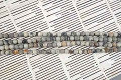Matte Picasso Jasper 6.5-7mm round beads (ETB00156)