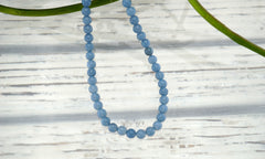 Owyhee Blue Opal 5-5.5mm round beads (ETB01057)