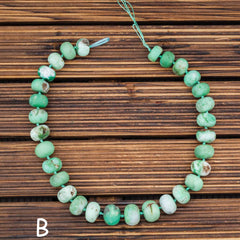 Natural Chrysoprase rondelle beads (ETB00876)