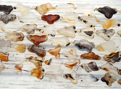 Montana Moss Agate freeform beads (ETB00994)