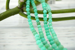 Chrysoprase 4-5mm round beads (ETB01103)