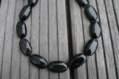 Rainbow Obsidian 19-20.5mm oval beads (ETB00747)