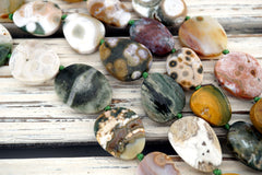 Ocean Jasper 12-18mm freeform beads (ETB01230)