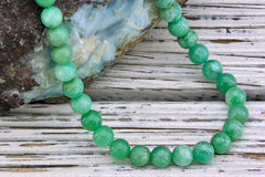 Chrysoprase 6.5-7.5mm round beads (ETB01259)