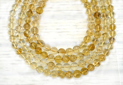 Natural Citrine Quartz 12mm round beads (ETB01186)