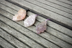 Moroccan Amethyst Druzy Freeform pendant  (ETP00141)