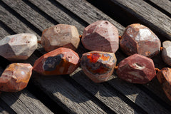 Mexican Opal 15-23mm faceted beads (ETB00693)