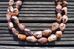 Mexican Opal 12-20mm faceted beads (ETB00694)