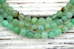 Chrysoprase 8-9mm round beads (ETB01102)