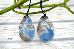 Owyhee Blue Opal freeform pendant  (ETP00272)