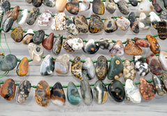 Ocean Jasper freeform beads (ETB01063)