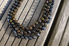 Pietersite 7-8mm round beads (ETB00652)