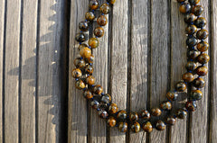 Pietersite 9-10mm round beads (ETB00654)