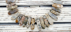 Ocean Jasper 8-11mm freeform beads (ETB00483)