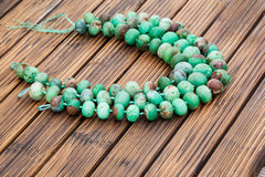 Natural Chrysoprase rondelle beads (ETB00877)