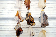 Montana Moss Agate freeform beads (ETB00994)