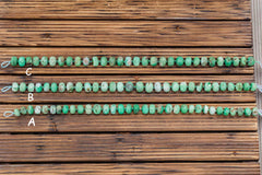Natural Chrysoprase rondelle beads (ETB00876)