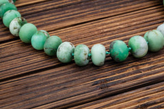 Natural Chrysoprase rondelle beads (ETB00876)
