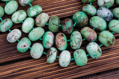 Natural Chrysoprase rondelle beads (ETB00878)