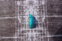 (SPL00082) Sleeping beauty turquoise small freeform pendant