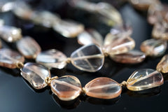 Oregon SunStone freeform beads (ETB01401) Healing crystal/Unique jewelry/Vintage jewelry/Gemstone necklace
