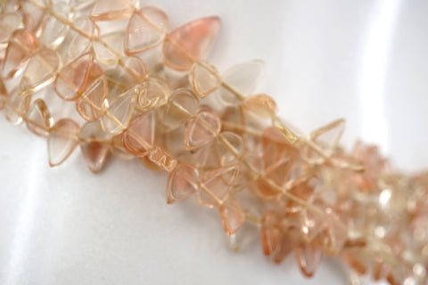 Oregon SunStone teardrop shape beads 6-10mm (ETB01486)  Healing crystal/Unique jewelry/Vintage jewelry/オレゴンサンストーン