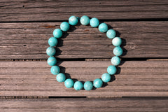 (SPL00048) Peruvian Amazonite round beads