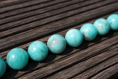 (SPL00048) Peruvian Amazonite round beads