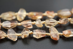 Oregon SunStone facted beads 6-12mm (ETB01510) Healing stone/Unique jewelry/Vintage jewelry/オレゴンサンストーン